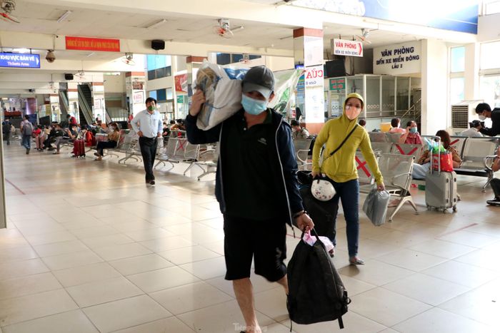 Bến xe đã chuẩn bị nhiều phương án đảm bảo an ninh trật tự, an toàn giao thông và đảm bảo phương tiện để phục vụ hành khách.