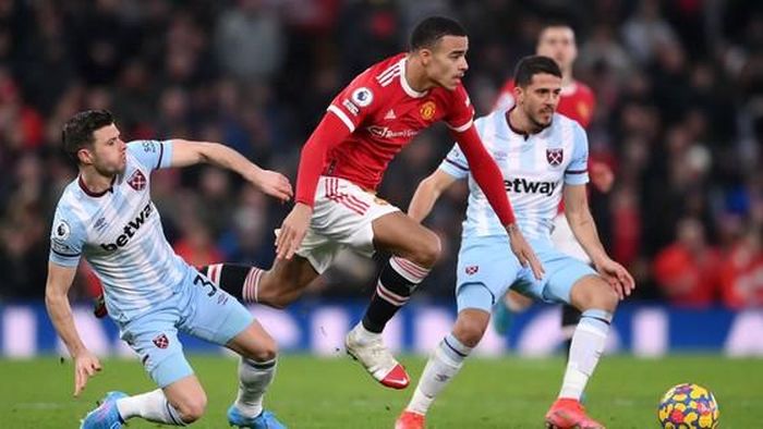 Mason Greenwood cũng chơi mờ nhạt trong vòng vây West Ham