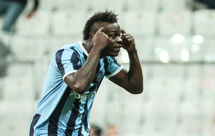 Balotelli có 8 bàn thắng cho Adana Demirspor sau 19 lần ra sân ở giải VĐQG Thổ Nhĩ Kỳ mùa này. Ảnh: Reuters.
