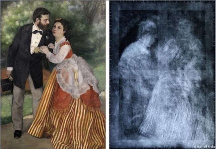 Sử dụng tia X, các chuyên gia làm lộ được bức tranh hoàn toàn khác trong “A Couple” của Renoir