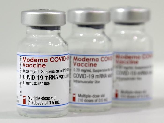 Vaccine ngừa Covid-19 của Moderna. Ảnh: AFP/TTXVN