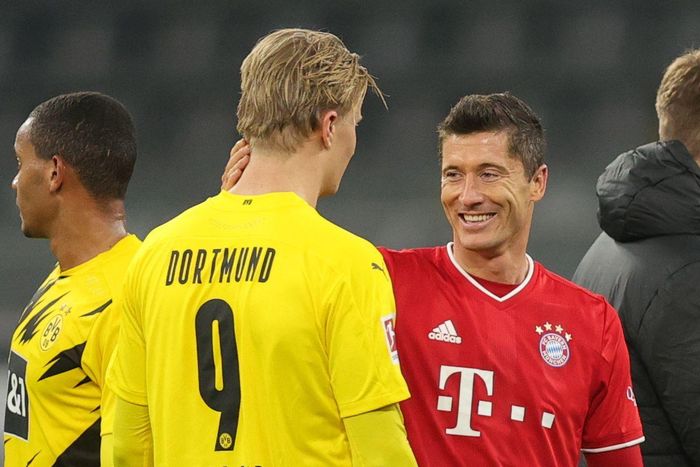 Haaland chọn Lewandowski là số 1 thế giới