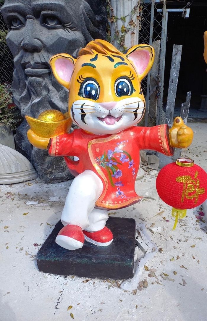 Một tác phẩm sau khi hoàn thiện với vẻ sống động, như đang giao tiếp cùng người xem.