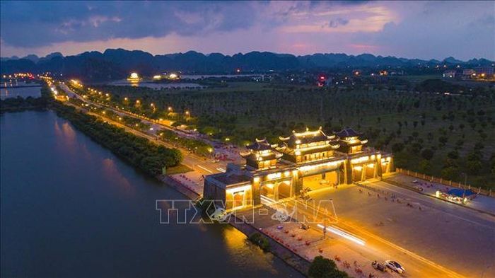 Một góc thành phố Ninh Bình.