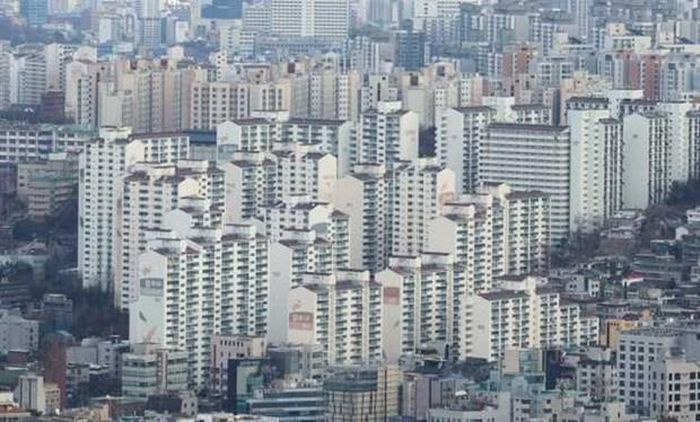 Các tòa nhà chung cư ở thủ đô Seoul của Hàn Quốc (Nguồn: Yonhap)