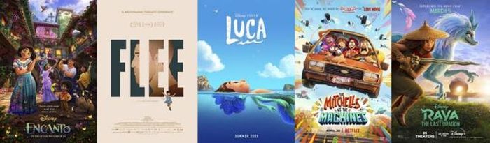 5 phim hoạt hình được đề cử Oscar năm nay