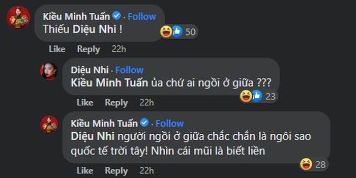 Diễn viên Kiều Minh Tuấn "ngơ ngác" trước vẻ ngoài khác lạ của Diệu Nhi