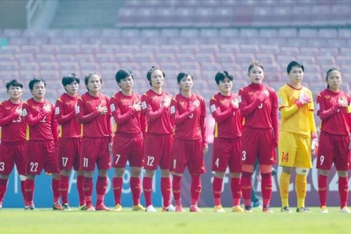 Đội tuyển nữ Việt Nam đã giành tấm vé lịch sử tham dự World Cup 2023. (Ảnh: VFF)