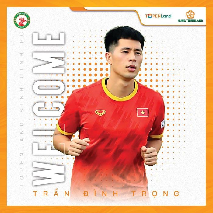 Đình Trọng đến Topenland Bình Định là quyết định hợp lý cho cả Hà Nội FC. Ảnh: TBĐ FC