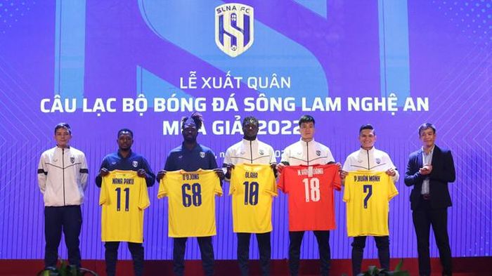Mẫu trang phục của SLNA ở mùa bóng 2022