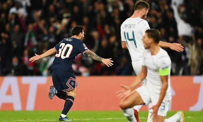 Kinh nghiệm của Messi sẽ giúp PSG chiếm thế thượng phong. Ảnh: CGI.