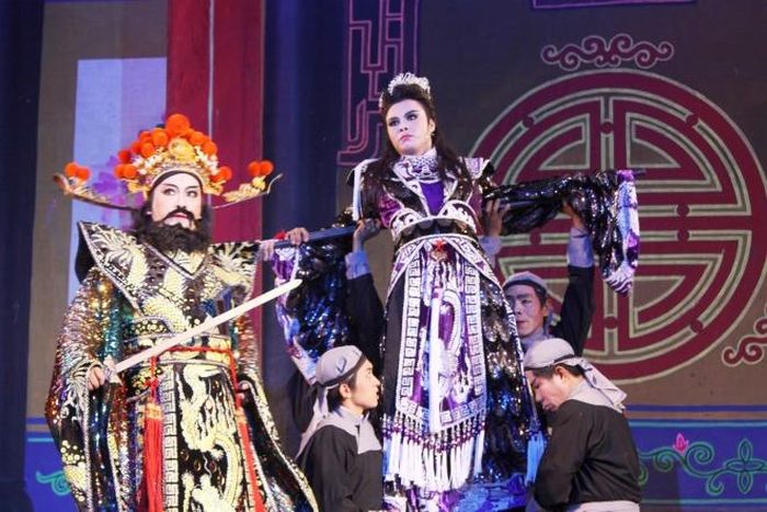 Vở “Đứa con họ Triệu” của Nhà hát Cải lương Trần Hữu Trang diễn vào mồng 7 Tết