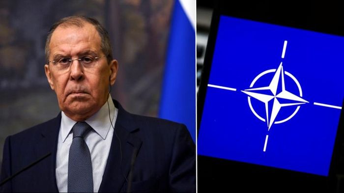 Ngoại trưởng Nga Sergei Lavrov thông báo các biện pháp đáp trả NATO. Ảnh: Reuters 