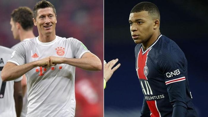 Lewy là một sự thay thế hoàn chỉnh của PSG nếu không thể giữ chân Mbappe. Ảnh: CGI.