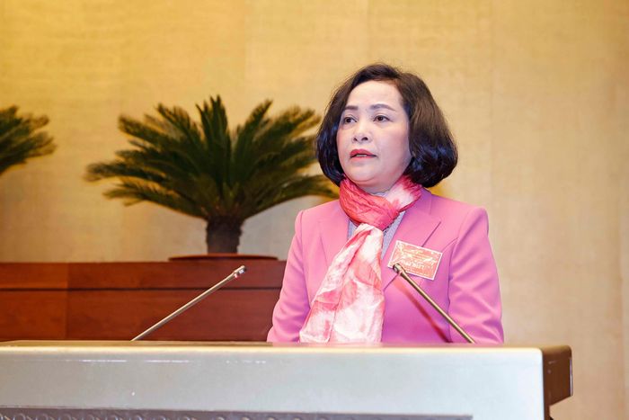 Trưởng ban Công tác đại biểu Nguyễn Thị Thanh. Ảnh: Quốc hội.