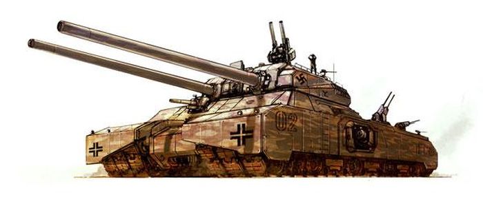Landkreuzer P1500 Monster được trang bị một số vũ khí khủng như: pháo Schwerer Gustav K(E) cỡ nòng 800 mm, súng máy tự động MG 151/15 cỡ nòng 15 mm...
