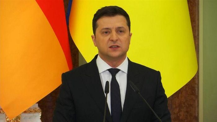 Tổng thống Ukraine Volodymyr Zelenskyy. Ảnh: Sky News