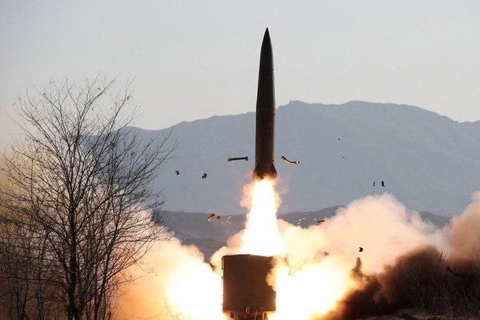 Một tên lửa được Triều Tiên phóng trong tháng 1. Ảnh: KCNA.