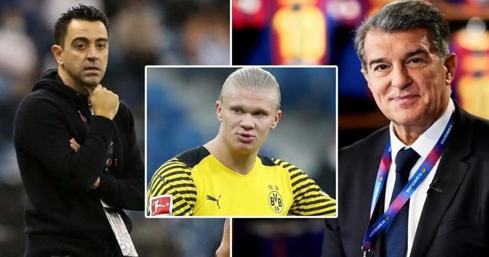 Barca bí mật đàm phán Haaland