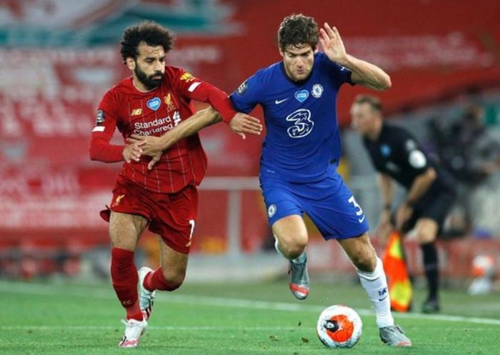 Trận "chung kết trong mơ” ở cúp Liên đoàn Anh giữa Chelsea và Liverpool. Ảnh: DM