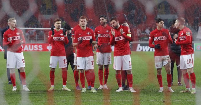 Spartak Moscow đứng trước nguy cơ bị loại khỏi Europa League