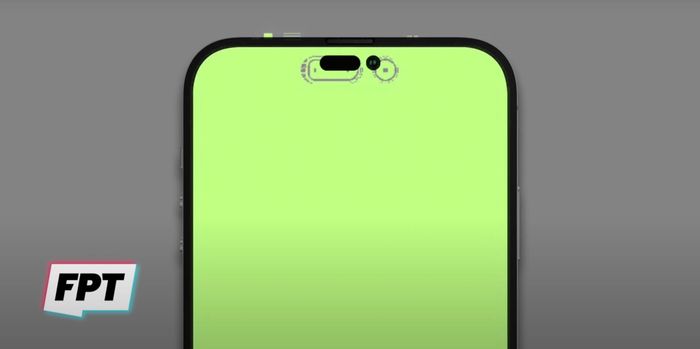 Bản thiết kế màn hình được đăng tải trên Weibo (xanh) so sánh với một concept trước đó. Nguồn: 9to5Mac.