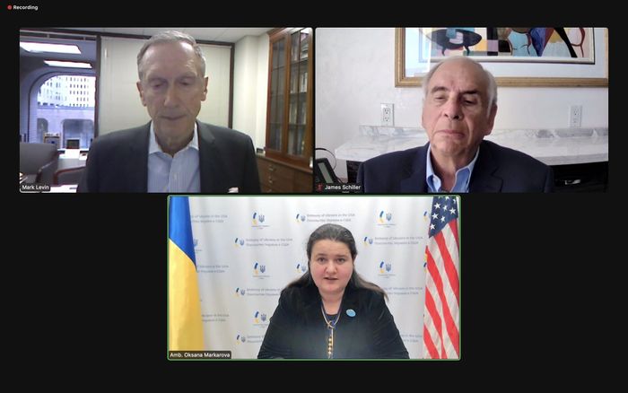 Đồng thời, bà Oksana Markarova cũng đại diện cho Ukraine, bà kêu gọi Washington tiến hành thắt chặt các biện pháp trừng phạt đối với Moscow, trước tình trạng xung đột tại Kiev vẫn đang leo thang. Nguồn ảnh: Jewish News Syndicate.