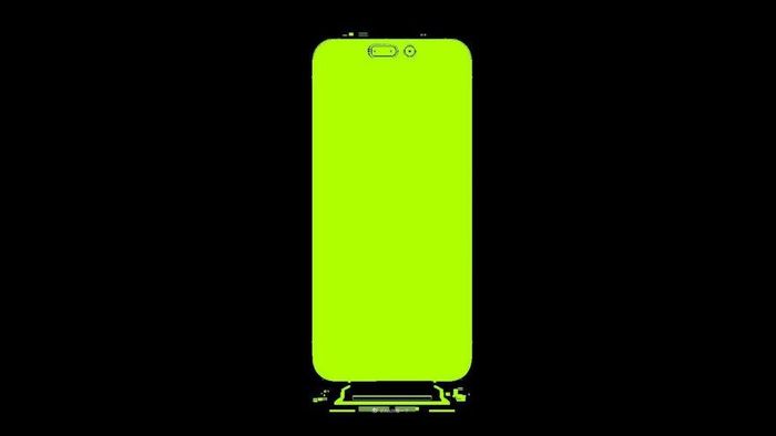  Nhiều ảnh rò rỉ cũng xác nhận thiết kế lỗ khuyết mới của iPhone 14 Pro. Ảnh: Jon Prosser. 