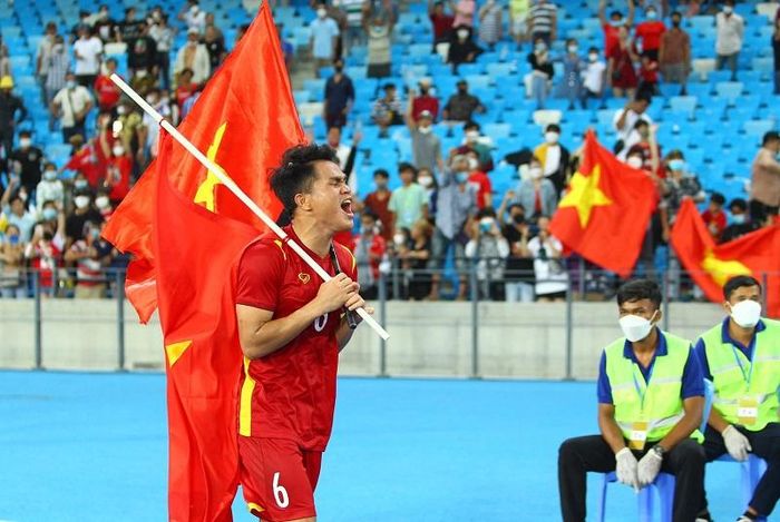 Dụng Quang Nho là cầu thủ thi đấu nổi bật của U23 Việt Nam.