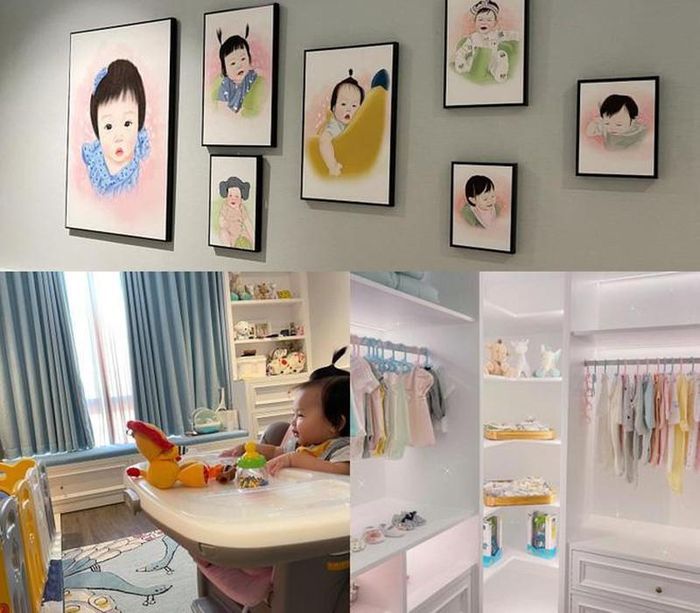 Phòng riêng của cô con gái Suchin cũng được thiết kế rất xinh xắn. Ảnh: FBNV