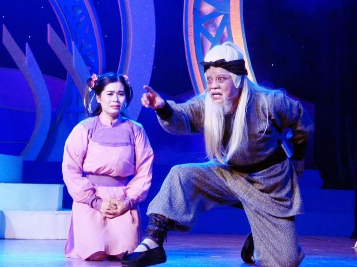 Trích đoạn “Bức ngôn đồ Đại Việt” rất được các thí sinh chọn lựa đi thi. Ảnh: H.K