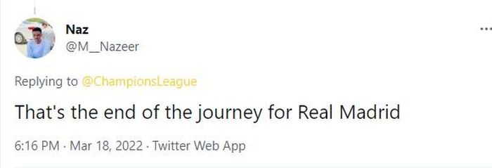 Hành trình của Real Madrid kết thúc