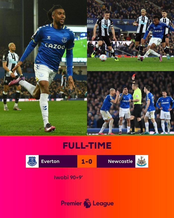 Chiến thắng giúp Everton bứt ra khỏi nhóm "cầm đèn đỏ"