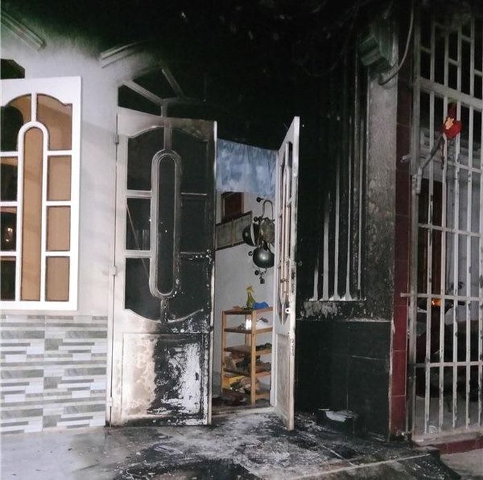 Hiện trường vụ việc.