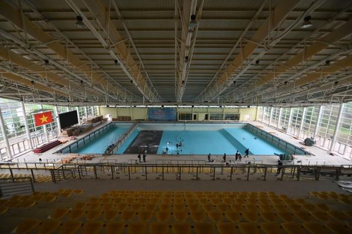 Hiện công trình này cũng đang được gấp rút tu sửa trong bối cảnh thời điểm SEA Games 31 diễn ra đang tới gần.