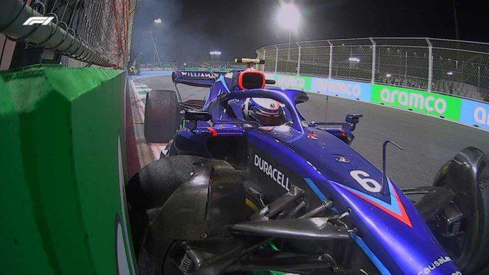 Latifi liên tiếp gặp tai nạn tại mùa giải 2022. (Ảnh: F1)