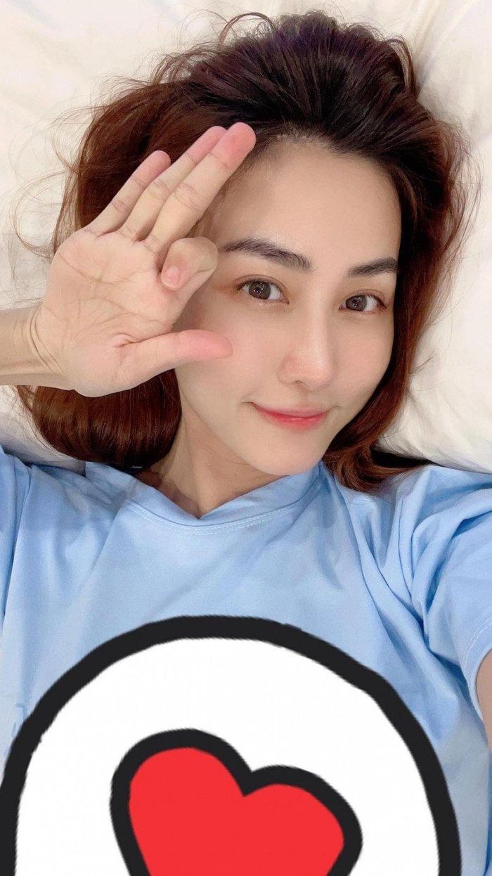 Mặt mộc của nữ diễn viên