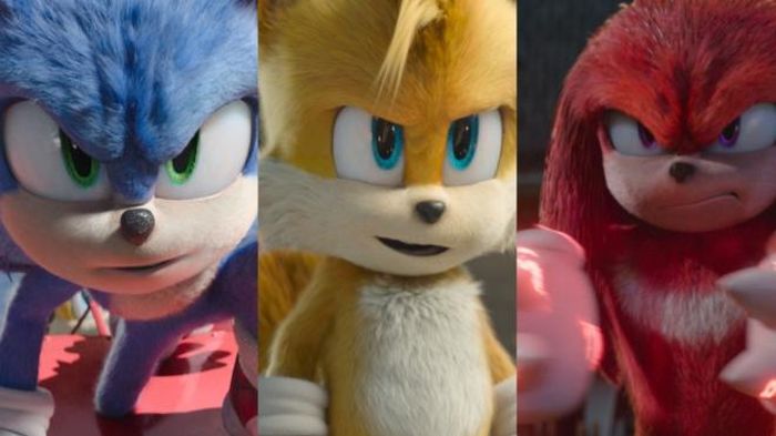 Sonic, Tails/ Miles Prower và Knuckles the Echidna (từ trái qua)