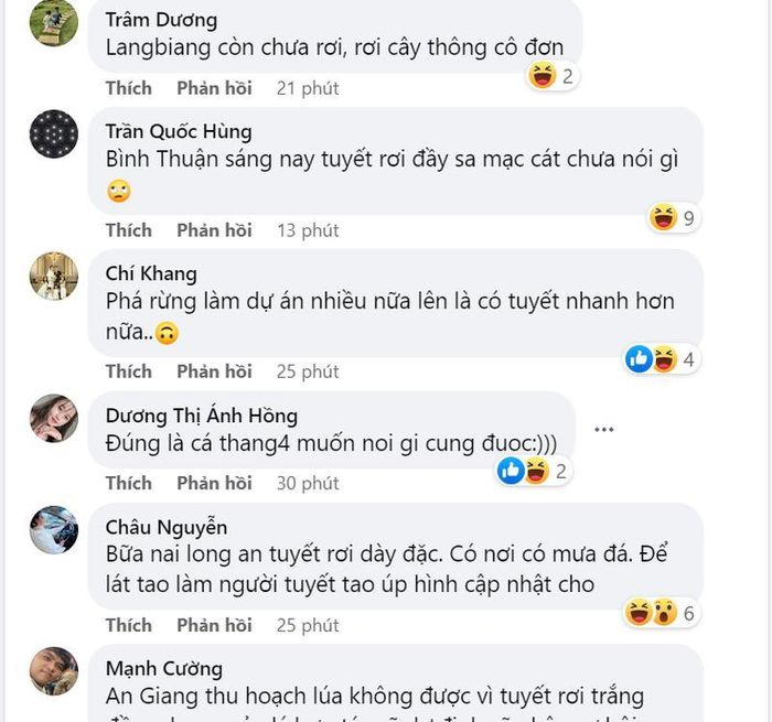 Nhiều người tinh ý nhận ra đây là lời nói đùa nên nhiệt tình góp vui.