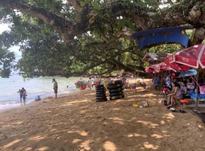 Địa điểm nơi xảy ra vụ việc cá nhái tấn công người. (Ảnh: Bangkok Post).