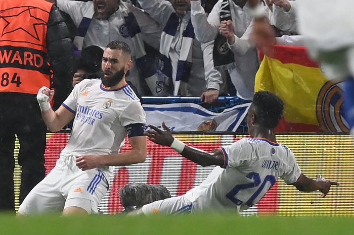  Nhiều chuyên gia bóng đá châu Âu cho rằng không có chân sút nào hay hơn Benzema ở thời điểm hiện tại. Ảnh: Reuters. 