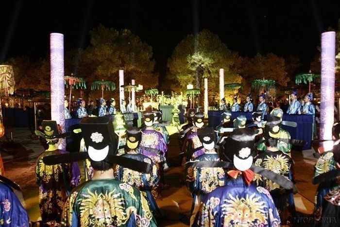 Quang cảnh lễ tế tại đàn Nam Giao, Huế. Ảnh: Anh Tuấn-TTXVN