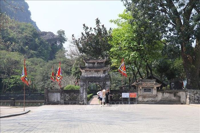 Đền thờ vua Đinh Tiên Hoàng thuộc Khu di tích Cố đô Hoa Lư.