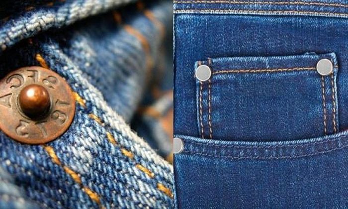 Nhờ có những chiếc đinh tán nhỏ bé, quần jeans của chúng ta bền đẹp và có giá trị sử dụng lâu dài.