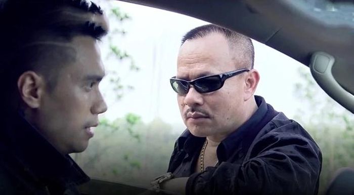 Võ sư Vũ Hải vai Hùng "cá rô" phim "Người phán xử"