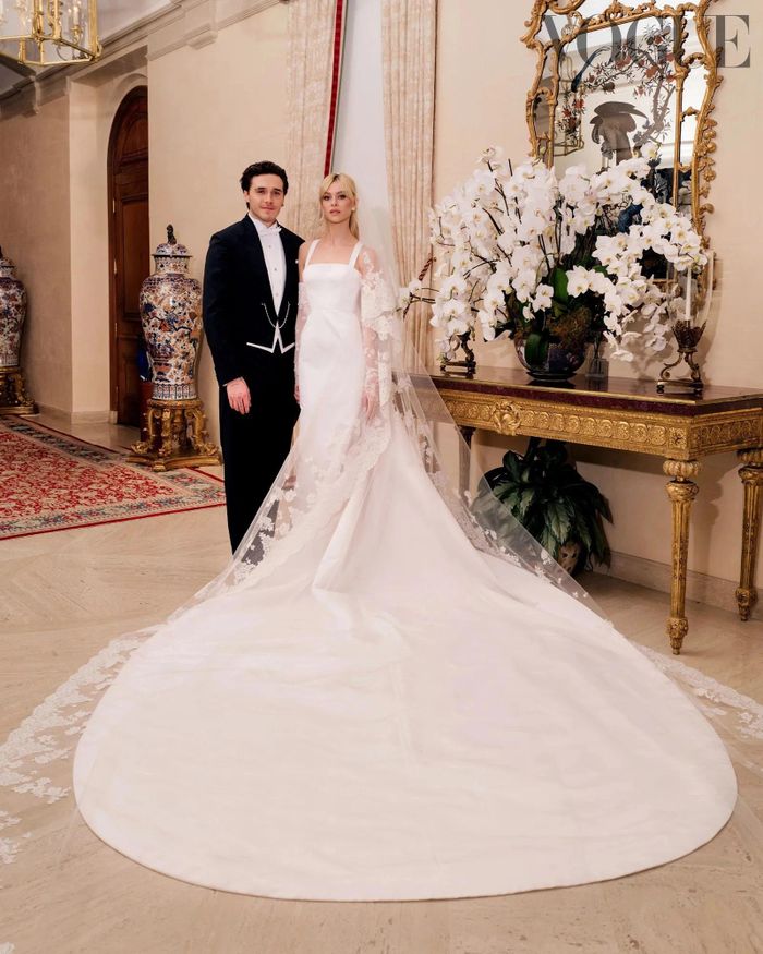  Lễ cưới của cặp sao khiến truyền thông chú ý. Ảnh: Vogue. 