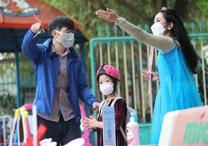 Trường vẫn thế những lớp mình ở đâu nhỉ. Ảnh: Thanh Tùng - TTXVN