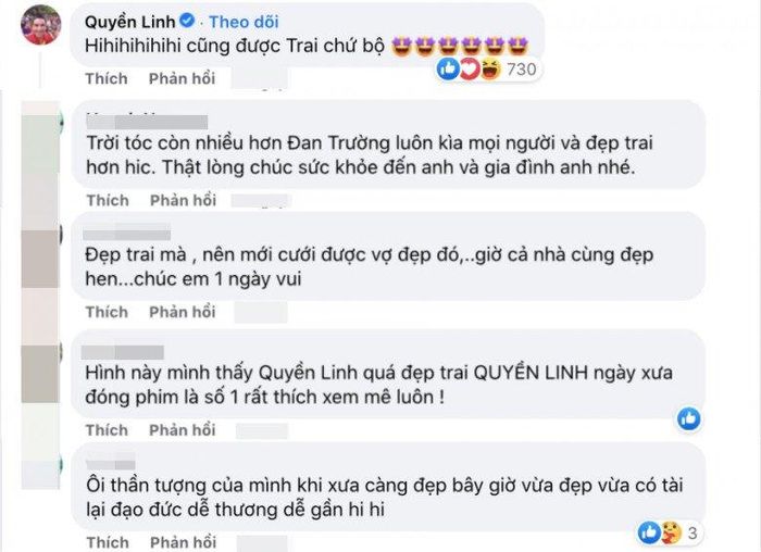 Nhiều người cho rằng Quyền Linh có ngoại hình xuất chúng ngay từ thời trẻ.