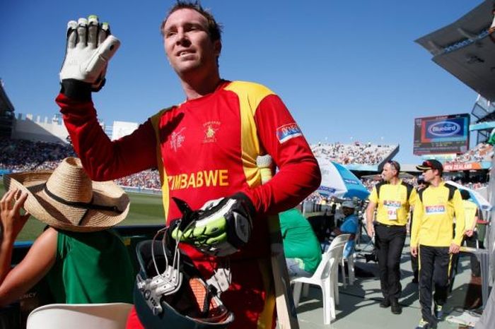 Đội trưởng Brendan Taylor của đội cricket Zimbabwe.