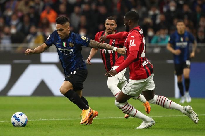 Inter thắng 3-0 trước AC Milan. (ảnh: Getty).